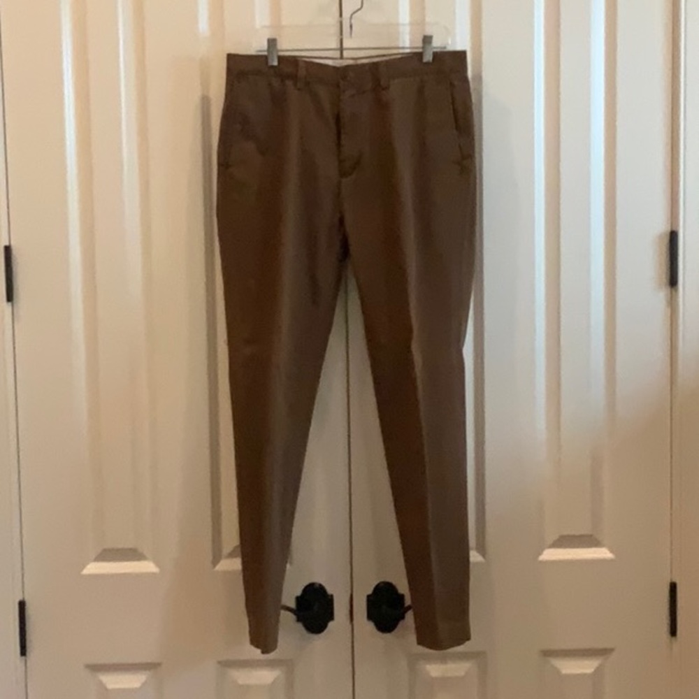 Ralph Lauren Brown Chinos Classic Flat Front Design